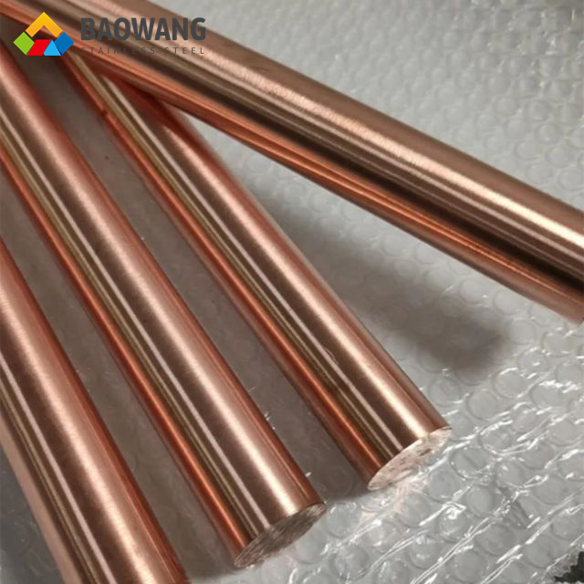 JIS C1220 Solid Bare Copper Round Bar 