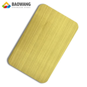 Hairline Brushed Colored Stainless Steel Sheets for Walls