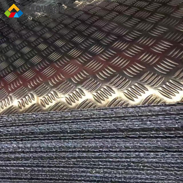 Custom 5052 Embossed Aluminum Checker Sheet for Decoration